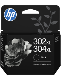 HP Cartucho de Tinta Original 302XL/304XL negro