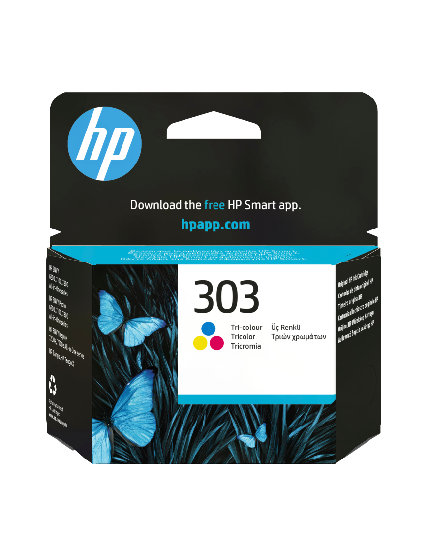 HP Cartucho de tinta Original 303 tricolor