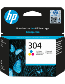 HP Cartucho de tinta Original 304 tricolor