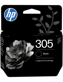 HP Cartucho de tinta Original 305 negro