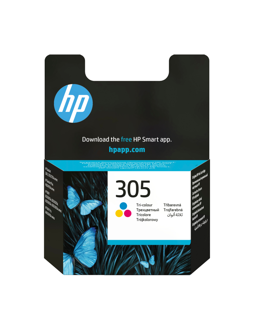 HP Cartucho de tinta Original 305 tricolor
