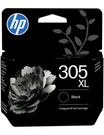 HP Cartucho de tinta Original 305XL de alta capacidad negro