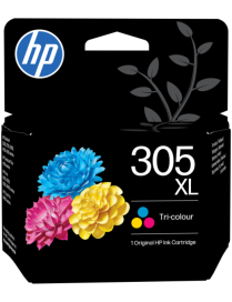 HP Cartucho de tinta Original 305XL de alta capacidad tricolor