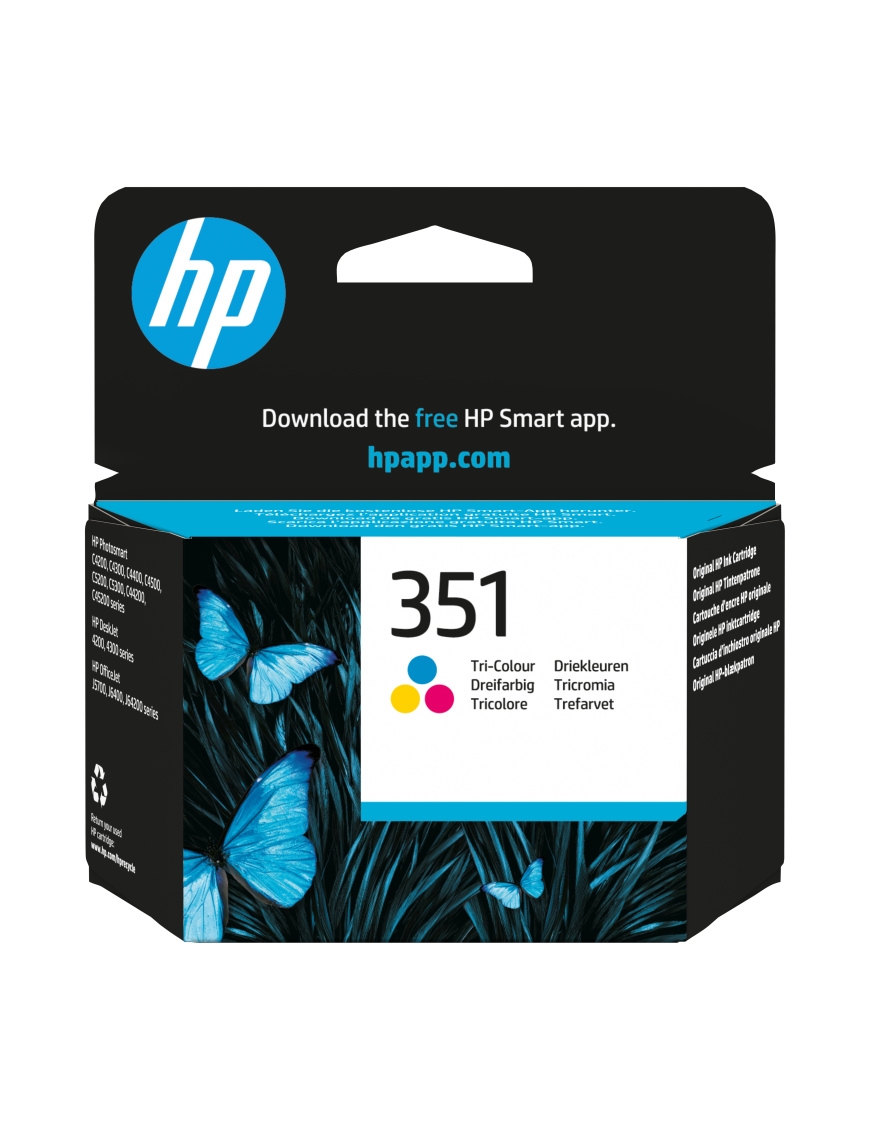 HP Cartucho de tinta original 351 Tri-color