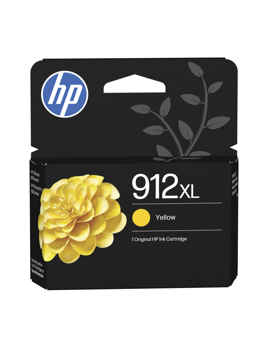 HP Cartucho de tinta Original 912XL amarillo de alta capacidad