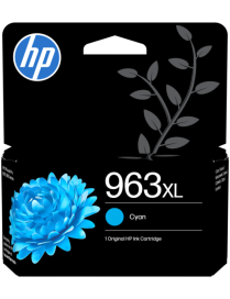HP Cartucho de tinta Original 963XL cian de alta capacidad