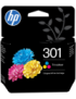 HP Pack de ahorro de 2 cartuchos de tinta original 301 negro/Tri-color