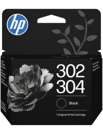 HP Paquete combinado de 2 cartuchos de tinta negra/tricolor 302/304