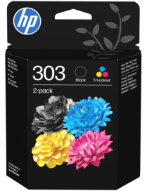 HP Paquete de 2 cartuchos de tinta Original 303 negro/tricolor