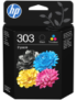 HP Paquete de 2 cartuchos de tinta Original 303 negro/tricolor