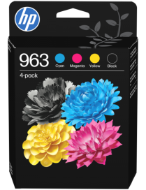 HP Paquete de 4 cartuchos de tinta Original 963 negro/cian/magenta/amarillo
