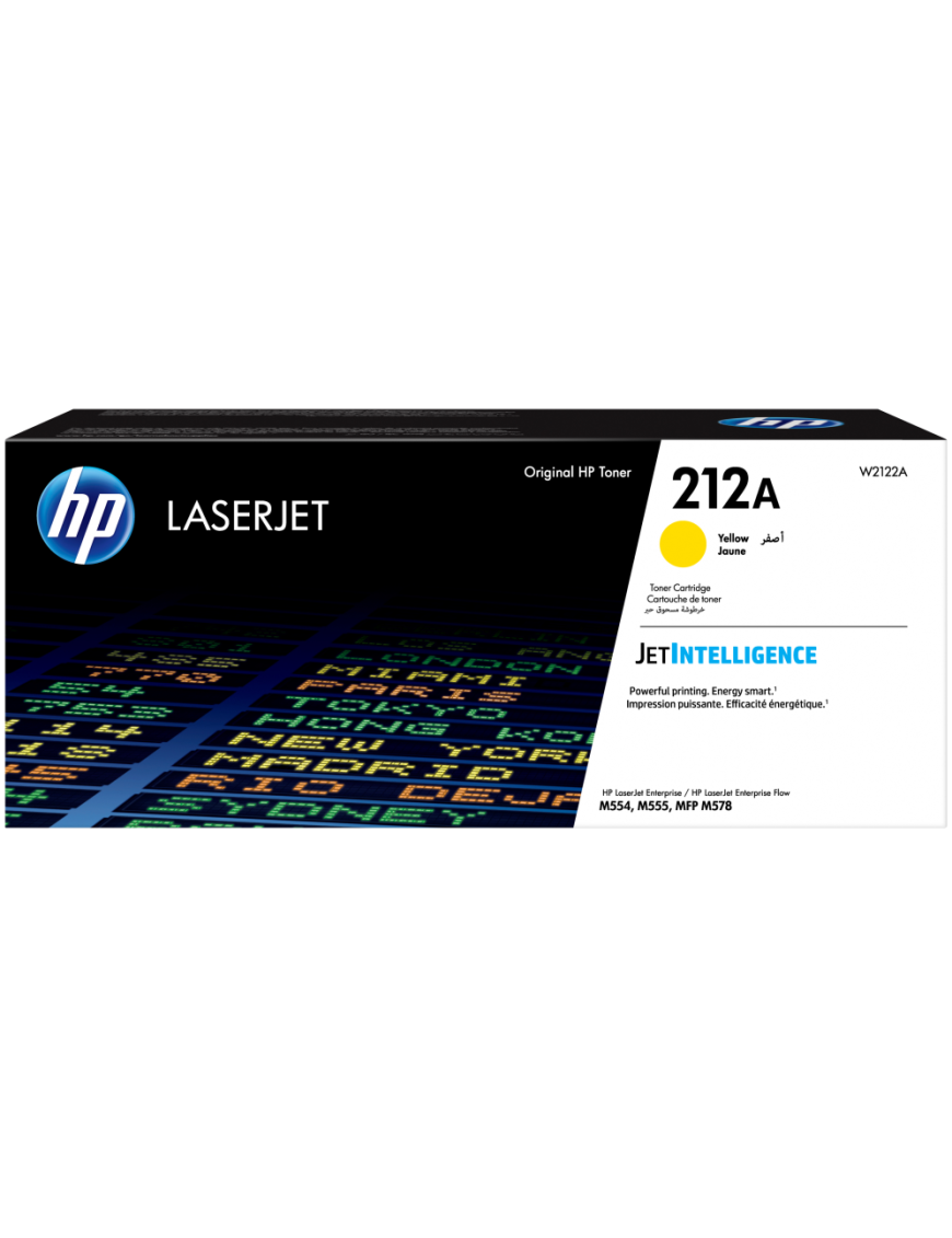 HP Cartucho de tóner Original LaserJet 212A amarillo