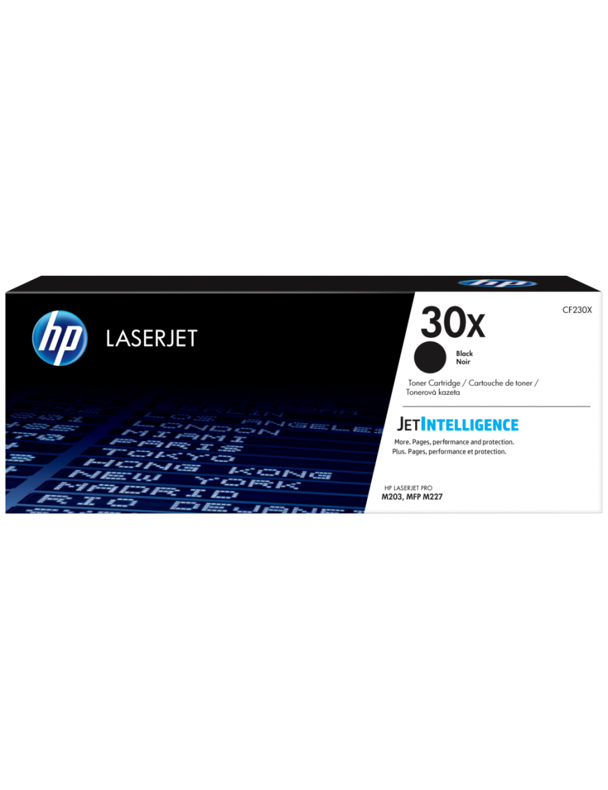 HP Cartucho de tóner Original LaserJet 30X negro de alta capacidad