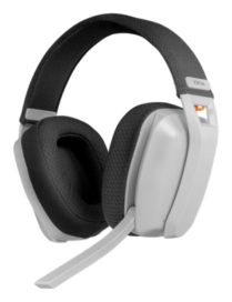 Krom Kanji Auriculares Inalámbrico y alámbrico Diadema Juego USB Tipo C Bluetooth Blanco