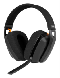 Krom Kanji Auriculares Inalámbrico y alámbrico Diadema Juego USB Tipo C Bluetooth Negro