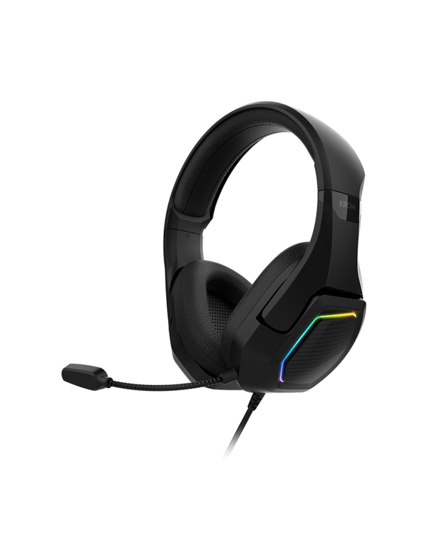 Krom Kopa 7.1 Auriculares Alámbrico Diadema Juego Negro