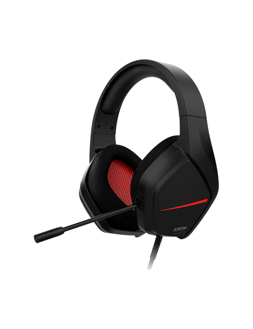 Krom Kopa Move Auriculares Alámbrico Diadema Juego Negro