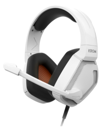 Krom Kopa Pro Auriculares Alámbrico Diadema Juego Blanco