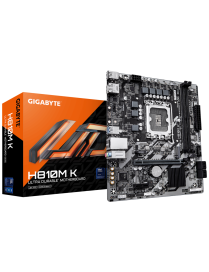 GIGABYTE H810M K Placa Base – Procesadores Intel Core Ultra (Serie 2), VRM de 3+1+2 fases, hasta 6400 MHz DDR5, 1 x M.2 PCIe