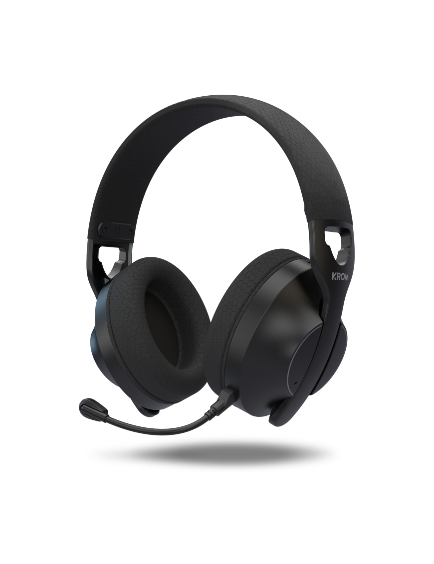 Krom Phase - Wireless Auriculares Gaming Negro