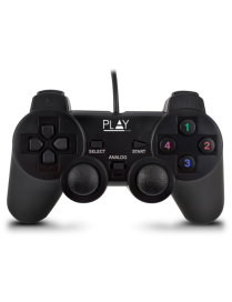 Ewent Play Negro USB 2.0 Gamepad Analógico/Digital PC