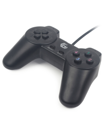 Gembird JPD-UB2-01 mando y volante Negro USB 2.0 Gamepad PC