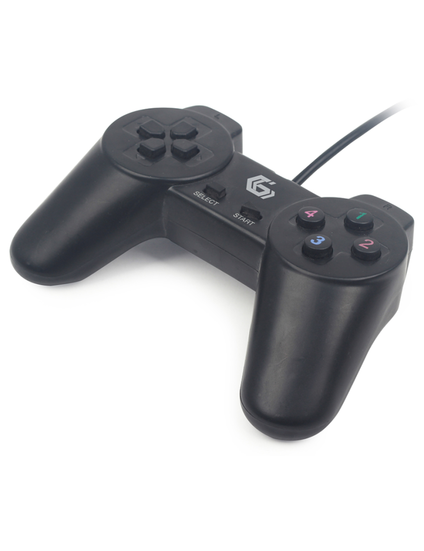 Gembird JPD-UB2-01 mando y volante Negro USB 2.0 Gamepad PC