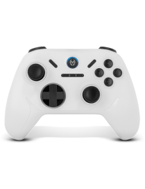 Krom Kadoer Blanco Bluetooth/USB Gamepad Analógico/Digital Android, Nintendo Switch, Nintendo Switch 2, PC, iOS