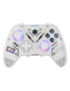 Krom NXKROMKRYSTAL mando y volante Transparente, Blanco Bluetooth/USB Gamepad Analógico/Digital Android, Nintendo Switch