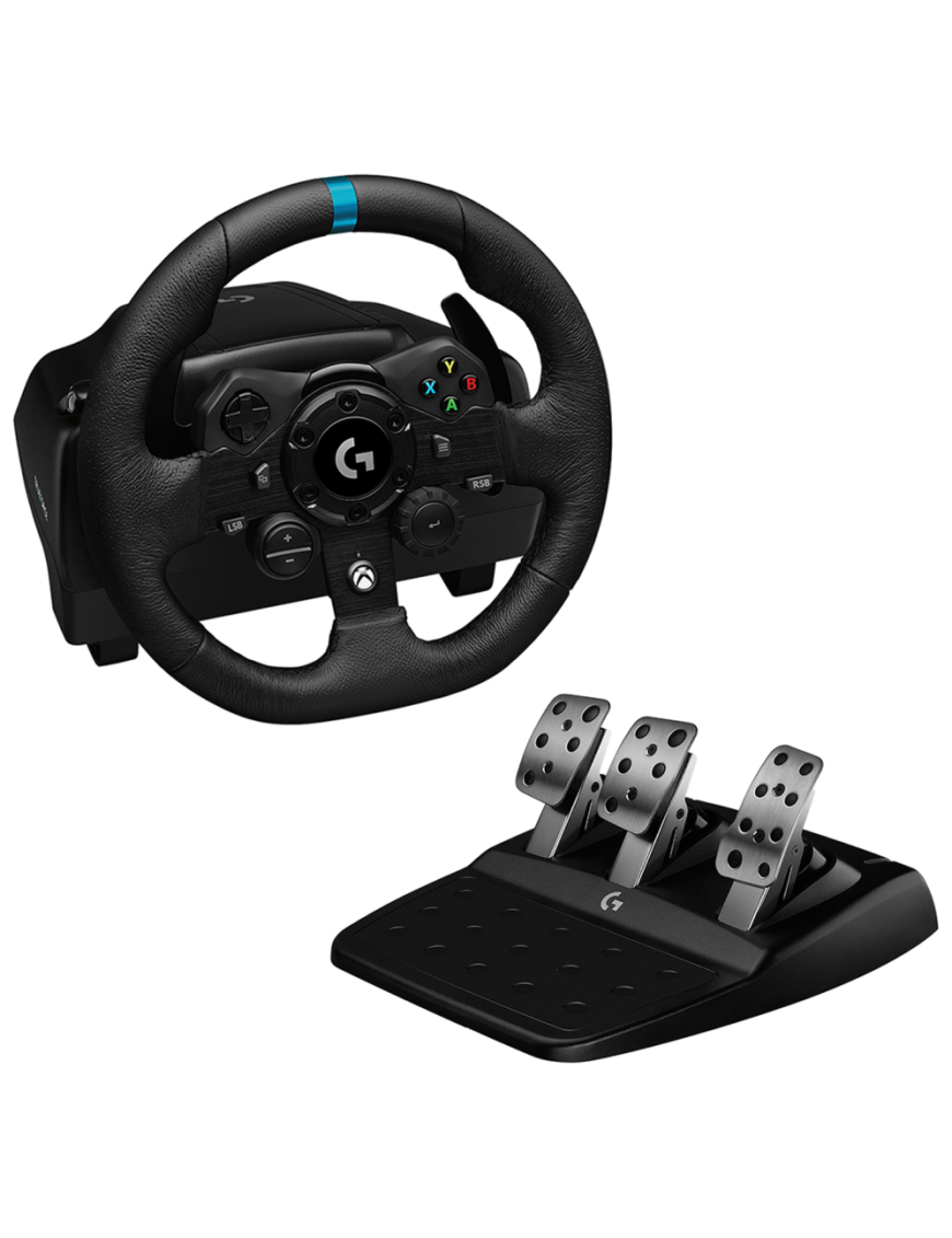 Logitech G G923 Negro USB 2.0 Volante + Pedales Analógico/Digital PC, Xbox One, Xbox Series S, Xbox Series X