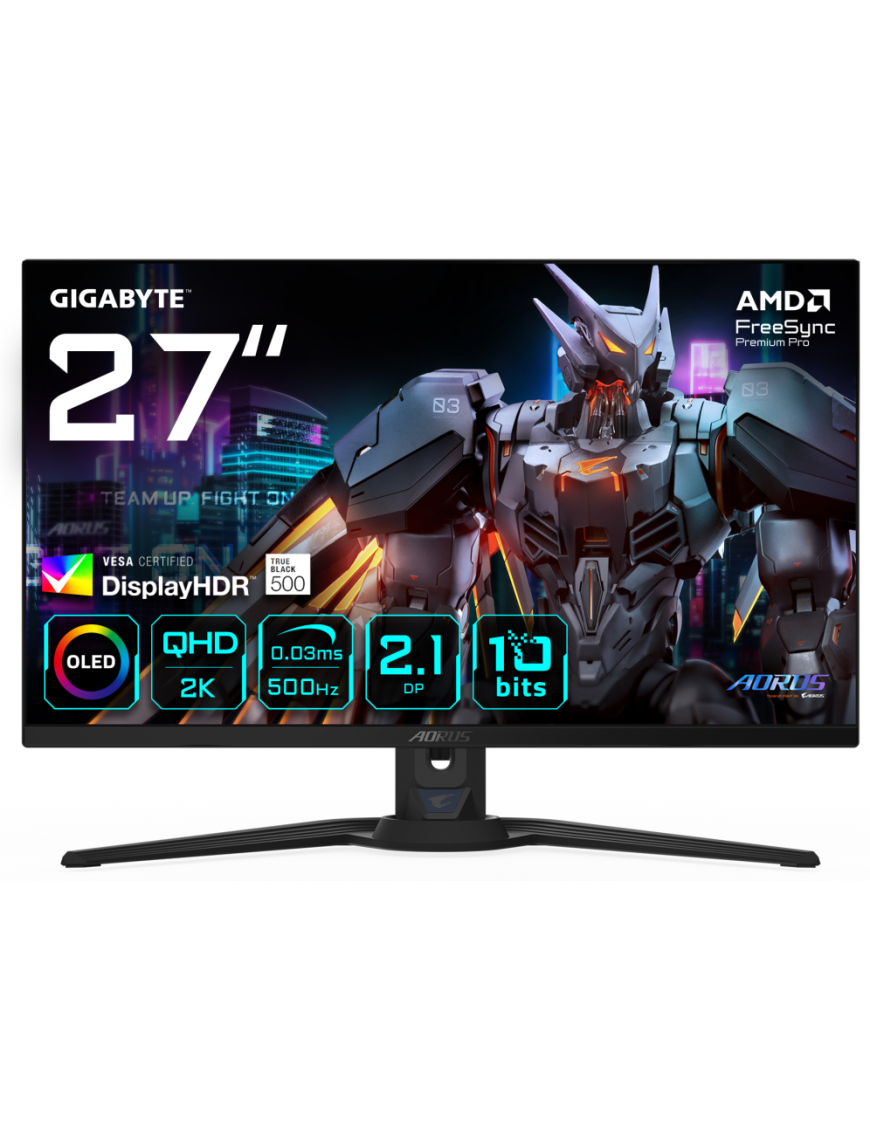 GIGABYTE AORUS FO27Q5P Monitor Gaming OLED QHD