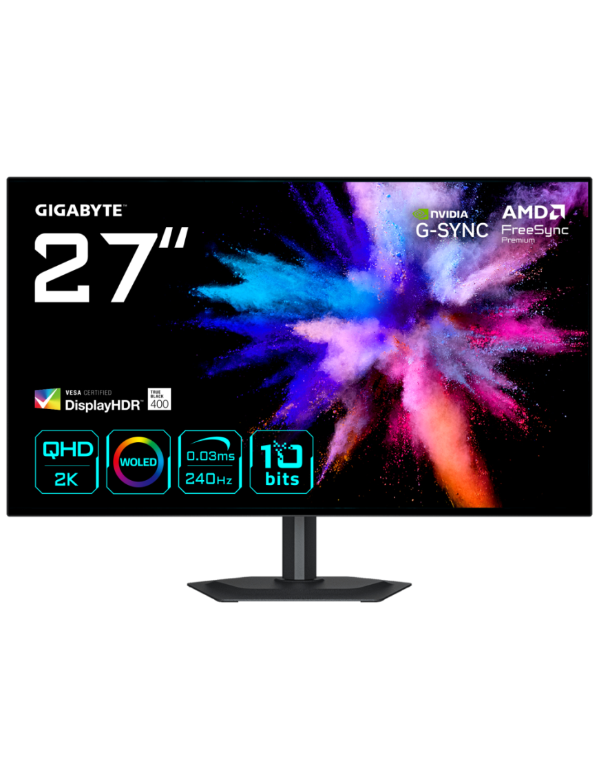GIGABYTE GO27Q24G Monitor Gaming OLED 27” 2K QHD
