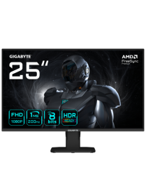 GIGABYTE GS25F2 Monitor Gaming 25" FHD - 1920 x 1080, 200Hz, 1ms, 300 cd/m², Display HDR 10, HDMI 2.0, DisplayPort 1.4