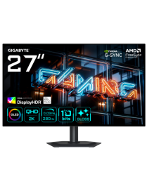 GIGABYTE MO27Q28GR Monitor Gaming WOLED Brillante 27” QHD - 2560 x 1440, 280Hz, 0.03ms, 335 cd/m², Display HDR True Black 500