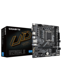 GIGABYTE B760M E Placa base - Compatible con procesadores Intel Core 14ª generación, VRM de 6+1+1 fases, hasta 7200 MHz DDR5