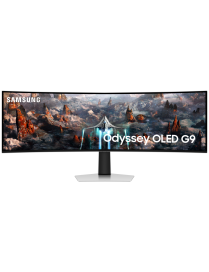 Samsung G93SC pantalla para PC 124,5 cm (49") 5120 x 1440 Pixeles Dual QHD OLED Plata