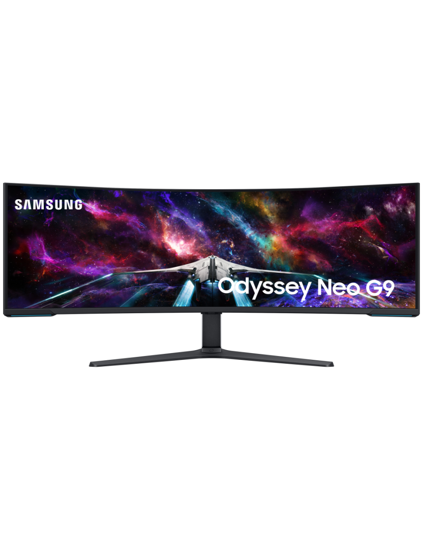 Samsung G95NC pantalla para PC 144,8 cm (57") 7680 x 2160 Pixeles Dual UHD LED Negro, Blanco