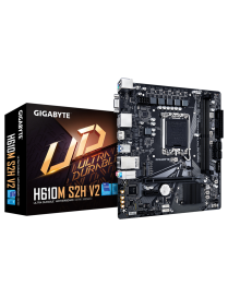 GIGABYTE H610M S2H V2 Placa base - Soporta CPUs Intel Core de 14ª generación, 4+1+1 Fases Híbridas VRM Digital, hasta 5600MHz