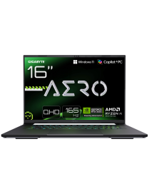 GIGABYTE AERO X16 Portátil Gaming - Copilot+ PC, 16" QHD 165Hz, AMD Ryzen AI 7 HX 350, RTX 5070, 32 GB DDR5 5200MHz, 1 x SSD