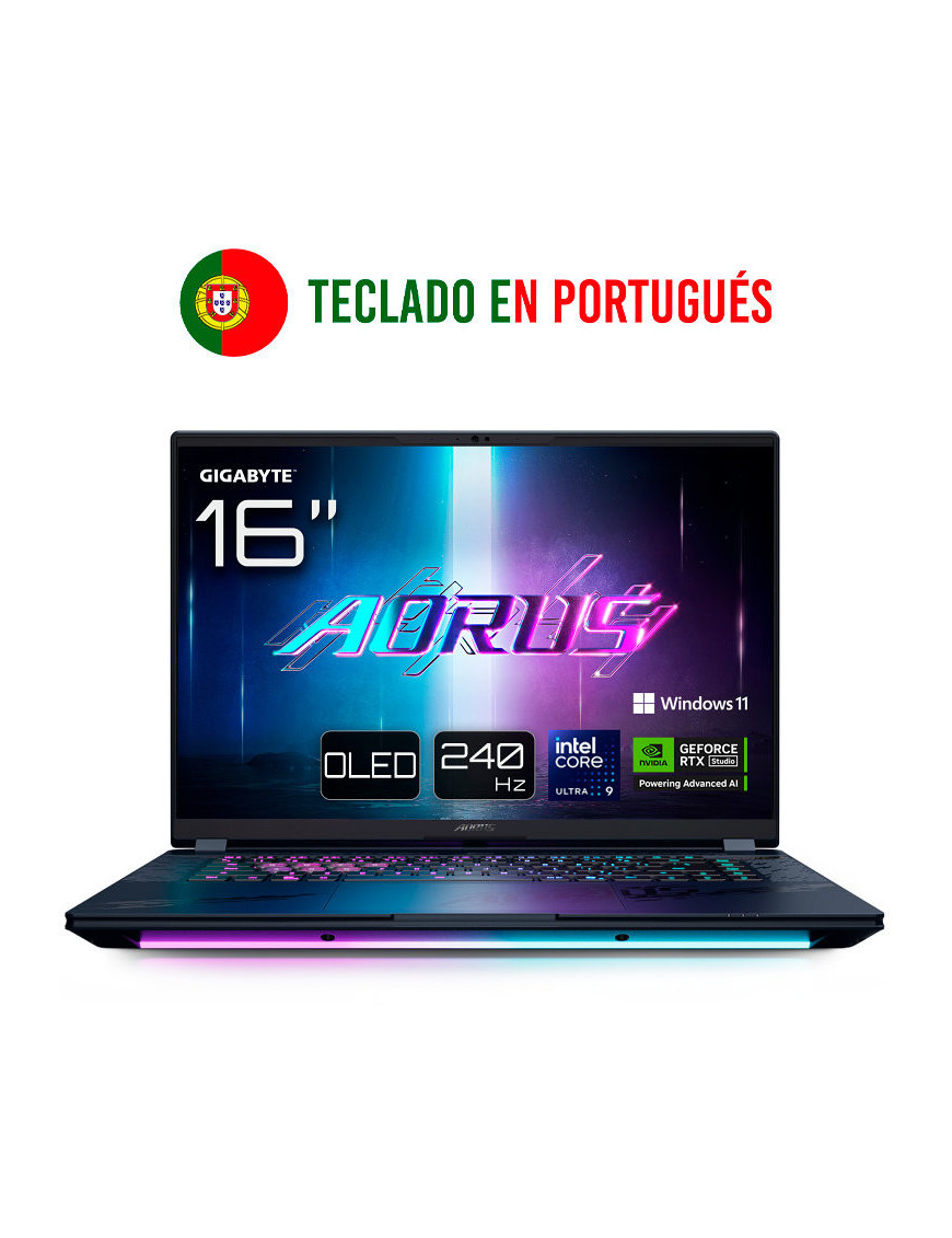 GIGABYTE AORUS MASTER 16 BZHC6PTE64SP ordenador portatil Intel Core Ultra 9 275HX Portátil 40,6 cm (16") WQXGA 32 GB DDR5-SDRAM