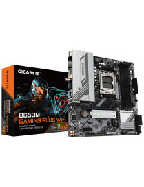 GIGABYTE B650M GAMING PLUS WIFI Placa base - Procesadores AMD Ryzen 9000, VRM de 5+2+2 fases, hasta 8000 MHz DDR5, 2xPCIe 4.0