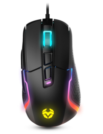 Krom Kick ratón Juego mano derecha USB tipo A Óptico 6200 DPI