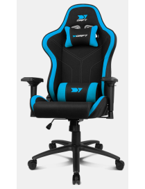 DRIFT DR110BL silla para videojuegos Butaca para jugar Asiento acolchado Negro, Azul