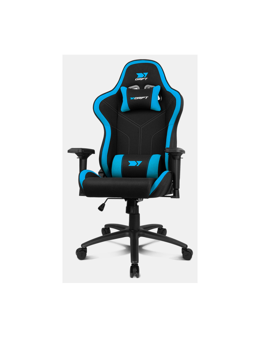 DRIFT DR110BL silla para videojuegos Butaca para jugar Asiento acolchado Negro, Azul
