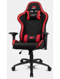 DRIFT DR110BR silla para videojuegos Butaca para jugar Asiento acolchado Negro, Rojo