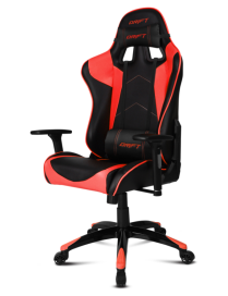 DRIFT DR300 Silla para videojuegos de PC Asiento acolchado Negro, Rojo