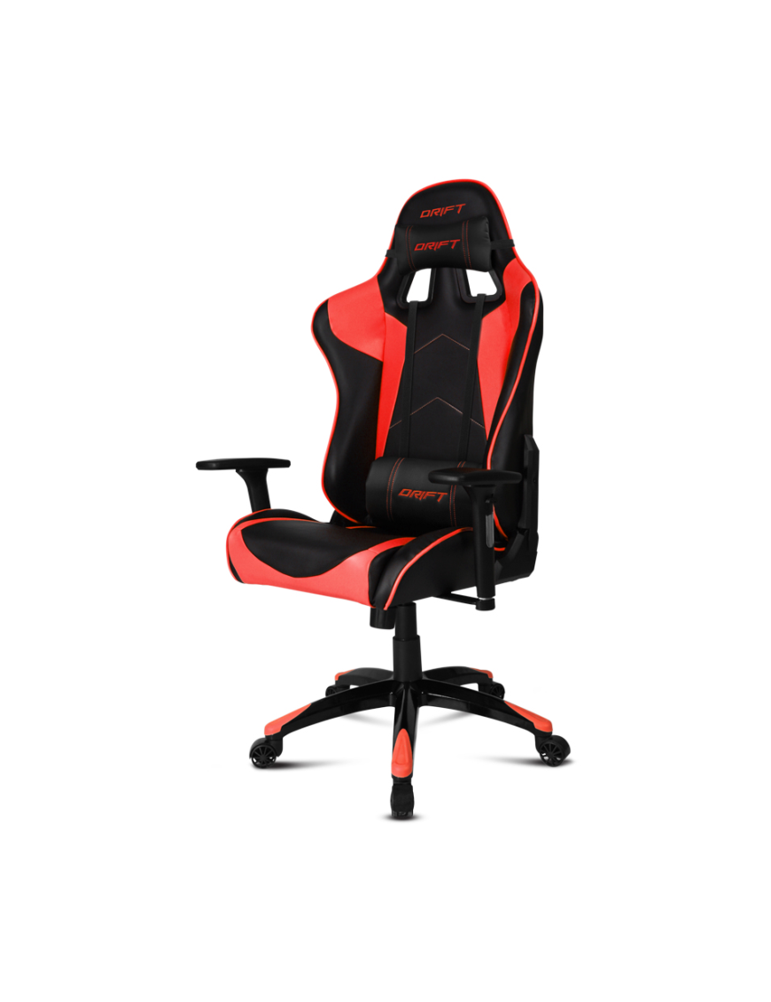 DRIFT DR300 Silla para videojuegos de PC Asiento acolchado Negro, Rojo