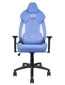 Thermaltake GGC-VCO-LWLWDS-01 silla para videojuegos Butaca para jugar Asiento acolchado Azul, Blanco