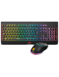 Krom KABALA teclado Ratón incluido Juego RF inalámbrico QWERTY Español Negro