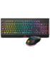 Krom KABALA teclado Ratón incluido Juego RF inalámbrico QWERTY Español Negro